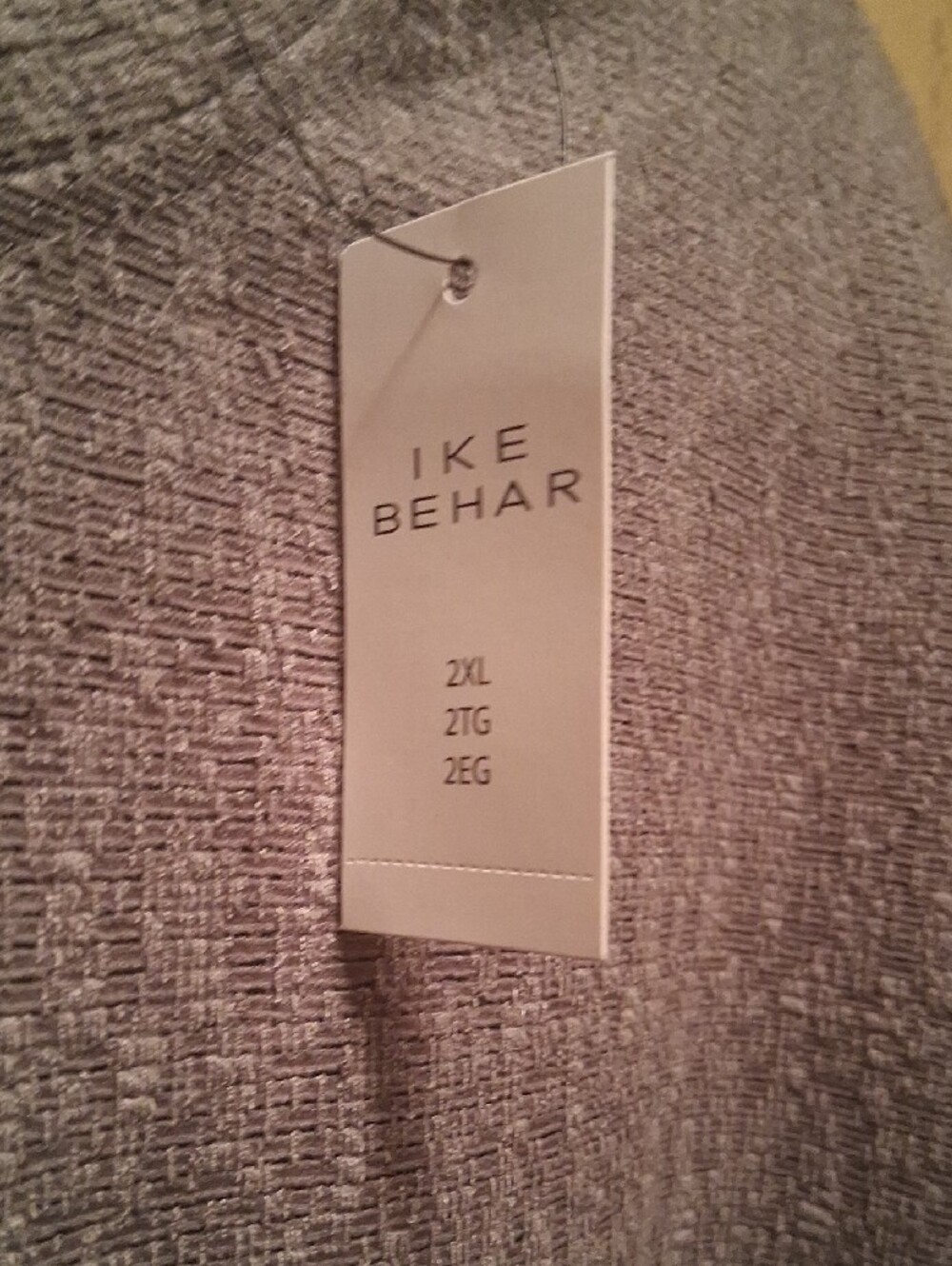 Ike Behar Men's Heathered Gray Short Sleeve Tee - Picture 5 of 6